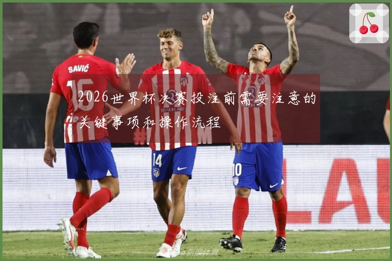 2026世界杯决赛投注前需要注意的关键事项和操作流程