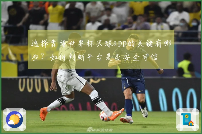 选择靠谱世界杯买球app的关键有哪些?如何判断平台是否安全可信